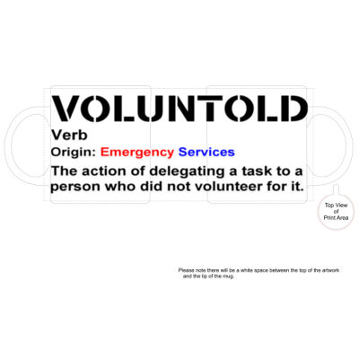 VOLUNTOLD Mug Thumbnail